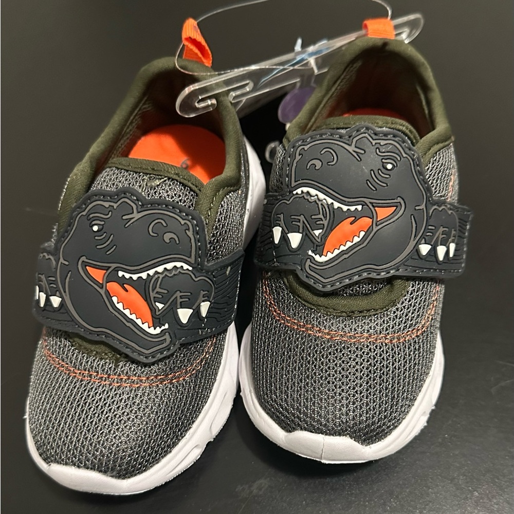 Carter’s Dinosaur Strap Sneakers